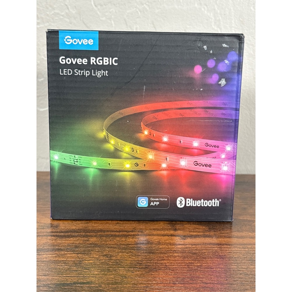 Govee RGBIC LED Strip Light 32.8ft‎ Bluetooth App Control Smart Lights H617C NEW